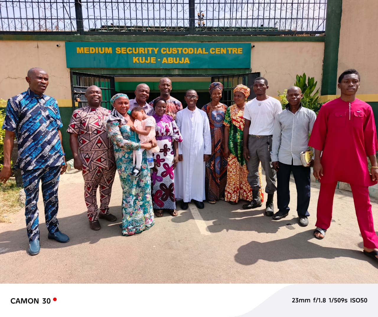 Community solidarity visit at Kuje custodial centre