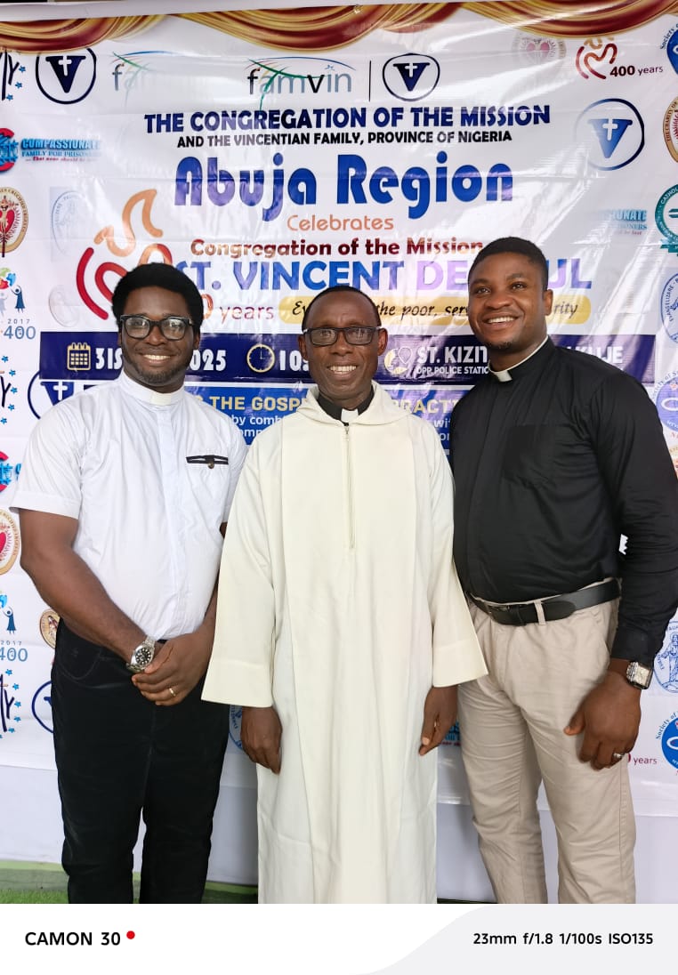 Vincentian Family leaders celebrating the charism